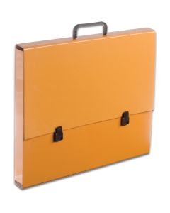 Teczka szkolna z rączką A3 5.5cm pomarańczowa pastelowa TT7182 TADEO