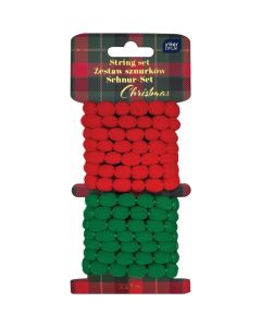 Zestaw sznurków ozdobnych 2x1m Christmas INTERDRUK