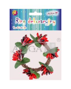 Ring dekoracyjny roz. ok. 10cm. op. 1szt. DPG-5944 ALIGA