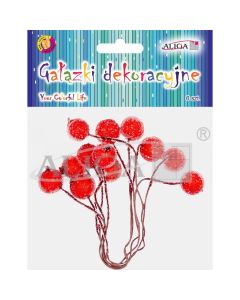 Gałązki dekoracyjne dł. 12cm op. 6szt. DPG-5197 ALIGA