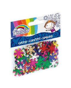 Cekiny konfetti Fiorello GR-K142 śnieżynki 170-2265