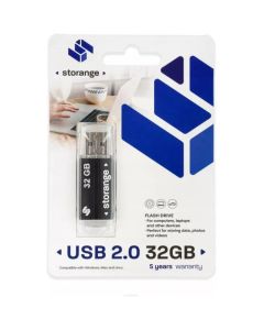 Pamięć USB-A 32GB USB 2.0 PB32GBBLK STORANGE