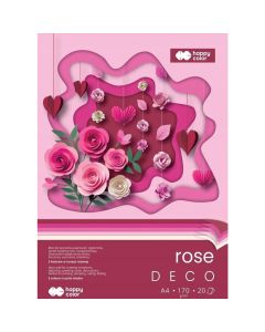 Blok Hobby Deco Rose 170g/m2 A4 20ark. 5kol. HA 7842 2030-RS HAPPY COLOR