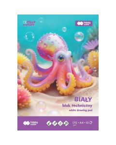 Blok techniczny A4 biały 170g HA 3550 2030-0AC HAPPY COLOR