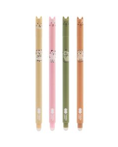 Długopis wymazywalny WARM KITTY 0,5mm niebieski HA 4120 01WK-3 Happy Color