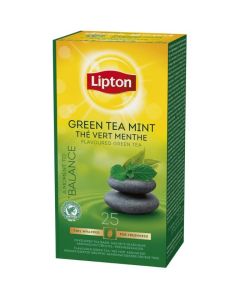 Herbata LIPTON BALANCE (25 kopert *1,3g) 32,5g zielona z aromatem Mięta