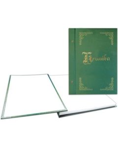 Kronika A4 250x345mm pionowa zielona złocona 319-028 WARTA
