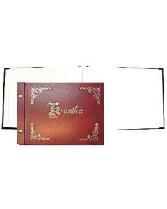 Kronika 345x255mm pozioma bordo złocona 1829-319-030 WARTA