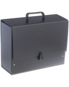 Teczka z rączką B4 Jumbo 10cm czarna TT6034
