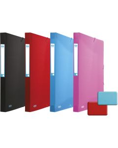 Teczka z gumką A4/40mm czarna URBAN 400104371 ELBA