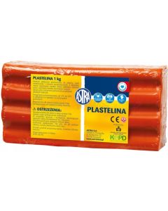 Plastelina Astra 1 kg czerwona 303111006 ASTRA