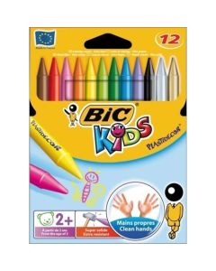 Kredki świecowe 12kol. Plastidecor 945764 BIC