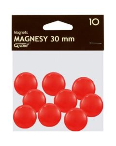 Magnesy 30mm GRAND czerwone (10szt.) 130-1695 GRAND