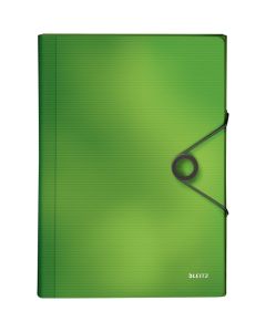 Teczka z przegródkami PP LEITZ SOLID jasnozielona 45791050