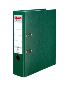 Segregator A4 8cm PP zielony Q FILE 0011167434