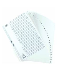 Przekładki numeryczne A4 1-31 białe PP 100204793 OXFORD