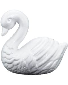 Ozdoba styropianowa ŁABĘDŹ 13cm SE3 BREWIS