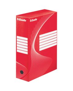 Pudełka archiwizacyjne ESSELTE BOXY 100mm czerwone 128422