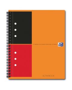 Kołonotatnik A4 80K linie PP OXFORD Activebook International 100102994