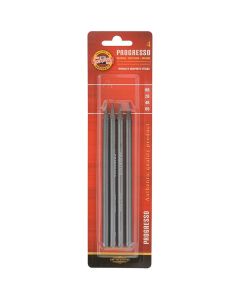 Ołówek PROGRESSO zestaw 4szt- HB,2B,4B,6B KOH-I-NOOR 9814