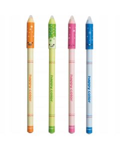 Długopis usuwalny 0,5mm BUŹKI LOL niebieski, Happy Color HA 4120 01LO-3