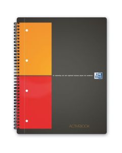 Kołonotatnik A4 80k kratka PP OXFORD Activebook International 100104329