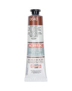 Farba akrylowa 40ml jasno brązowa 162738 KOH-I-NOOR