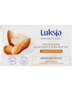 Mydło w kostce LUKSJA 90g o zapachu MIGDAŁ I MASŁO SHEA