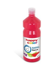Farba TEMPERA Premium 1000ml ciemno czerwona HAPPY COLOR 3310 1000-26