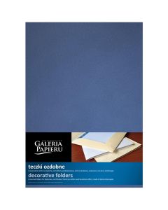 Teczka ozdobna ofertowa W1 (10) metalizowana granatowa 220615 ARGO
