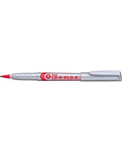 Marker do płyt CD NMS51 PENTEL czerwony końcówka 0.8mm