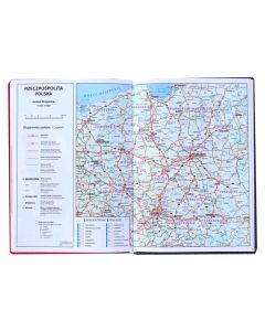Terminarz A5 dzienny, okładka skóropodobna - szyta - wycinane registry K2 BESKIDY