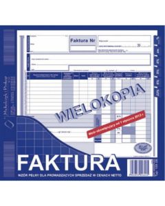 100-2E Faktura VAT 2/3 A4 80kartek wielokopia Michalczyk i Prokop