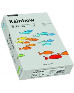 Papier ksero A4 80g RAINBOW R96 szary 88042805