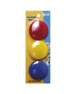 Magnesy ARGO kolorowe WF-50 opakowanie 3sztuki SRH-50