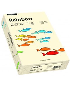 Papier ksero A4 80g RAINBOW R03 kremowy 88042249