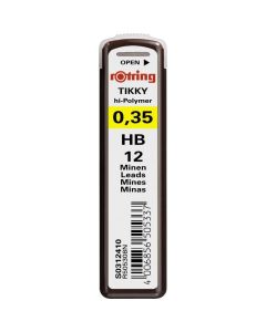 Grafity 0.35mm HB do ołówków automatycznych ROTRING S0312410