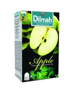 Herbata DILMAH (20 torebek) czarna z aromatem Jabłko