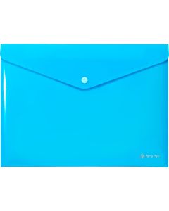 Teczka kopertowa A4 PP NEON NIEBIESKA 0410-0085-03 PANTA PLAST