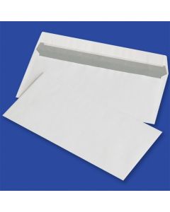 Koperty DL HK białe 80g (1000szt.) NC samoklejące z paskiem 11232010