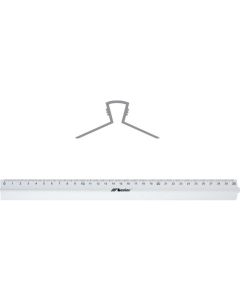 Linijka aluminiowe 30cm z uchwytem 30317 LENIAR
