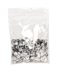 Cekiny błyszczące 8mm srebrne B200 BREWIS