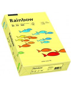 Papier ksero A4 80g RAINBOW R12 jasnożółty 88042297