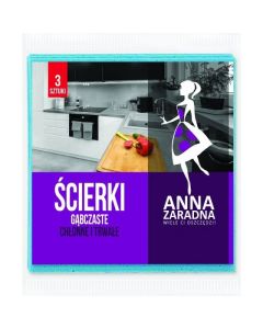 Ściereczka gąbczasta (3 szt.) ANNA ZARADNA PS-1002