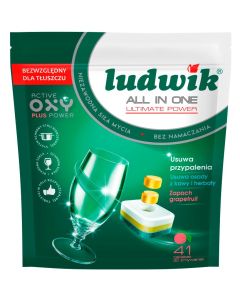 Tabletki do zmywarki LUDWIK(41 tabletek) zapach grapefruit All In One 228706