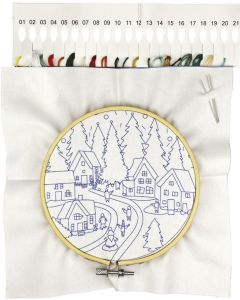 Zestaw do haftowania Wioska Św. Mikołaja 649471 TITANUM