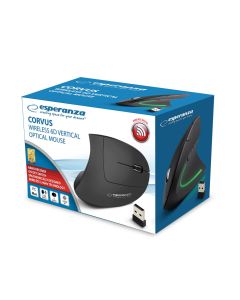 Mysz WERTYKALNA bezprzewodowa 2.4GHZ 6D optyczna USB CORVUS EM133 ESPERANZA