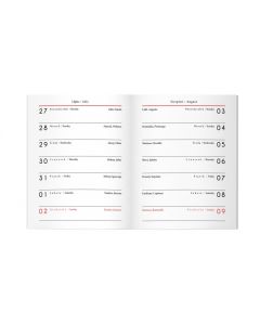 Kalendarz książkowy 2026 A7 One Color INTERDRUK