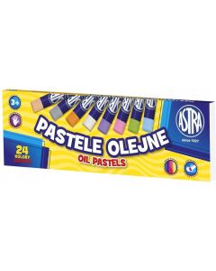 Pastele olejne zestaw 24 kolory kredki 313112002 ASTRA