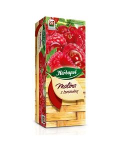 Herbata HERBAPOL owocowo-ziołowa (20 tb) Malina z Żurawiną HERBACIANY OGRÓD